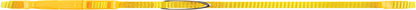 ⅝" Wide Nylon Dog Collar, Fits Necks 10" to 16", Yellow