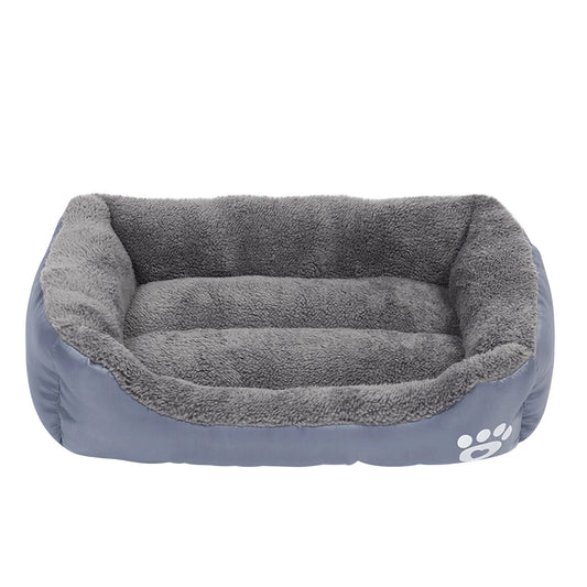 Rectangular Dog Cat Beds Mattress Washable Pads Room, Soft Winter Warm Plush Sleeping Pet Fleece Bed Mat for Small Doggy Kitten, Anti-Slip Waterproof Bottom