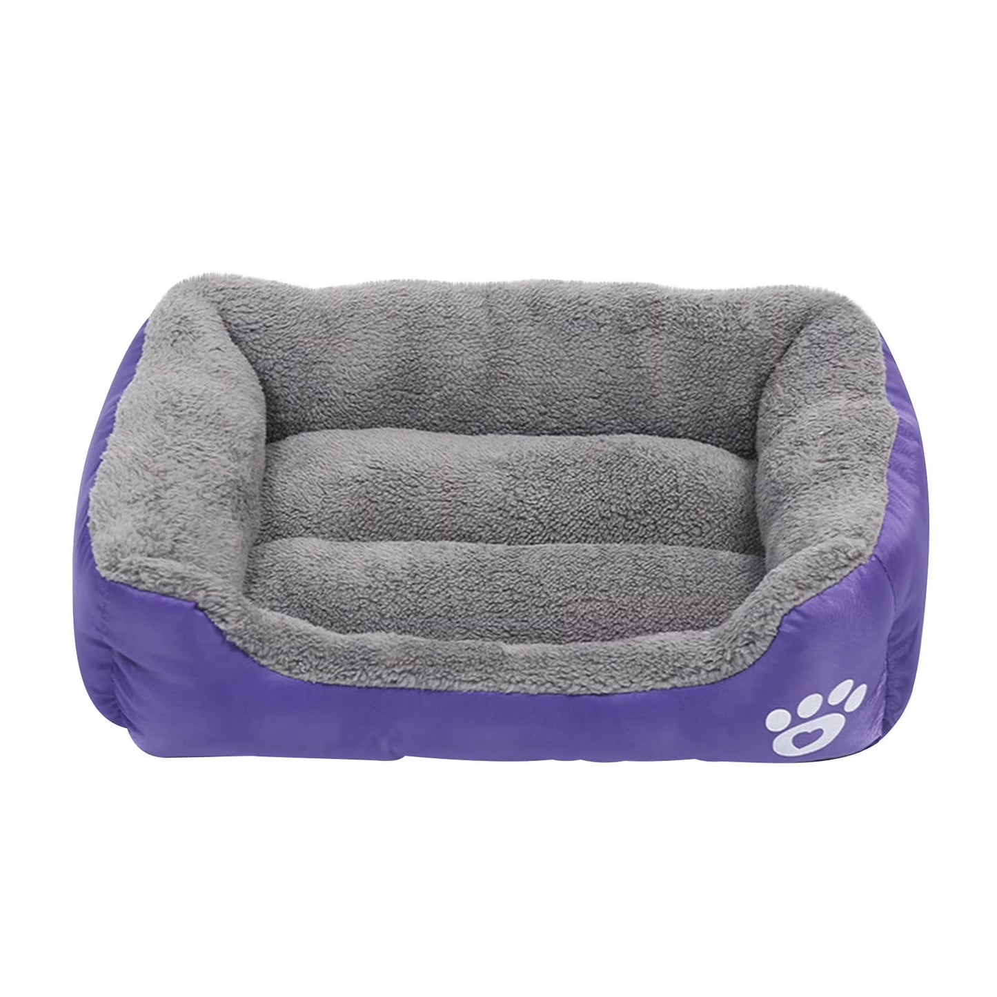 Rectangular Dog Cat Beds Mattress Washable Pads Room, Soft Winter Warm Plush Sleeping Pet Fleece Bed Mat for Small Doggy Kitten, Anti-Slip Waterproof Bottom