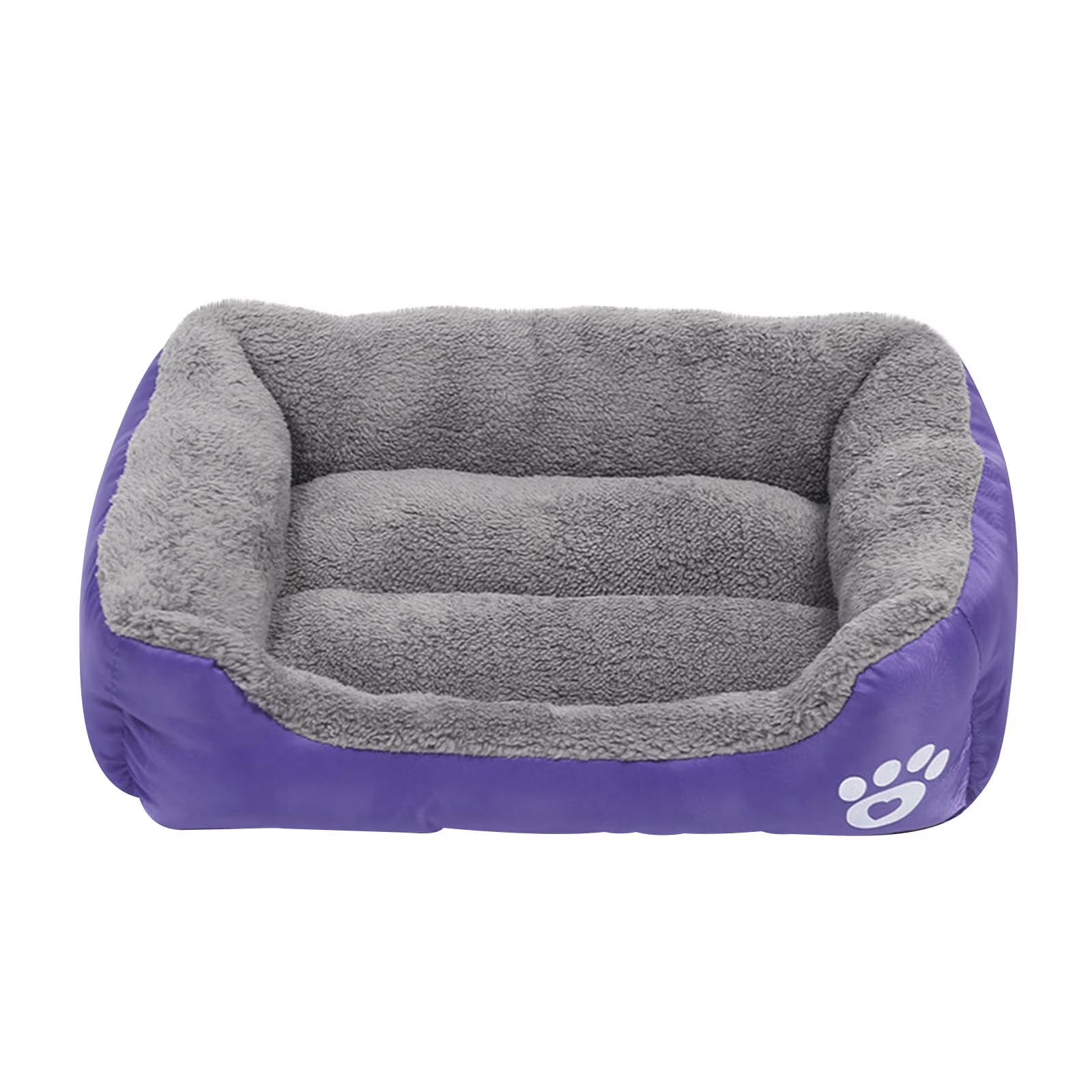 Rectangular Dog Cat Beds Mattress Washable Pads Room, Soft Winter Warm Plush Sleeping Pet Fleece Bed Mat for Small Doggy Kitten, Anti-Slip Waterproof Bottom